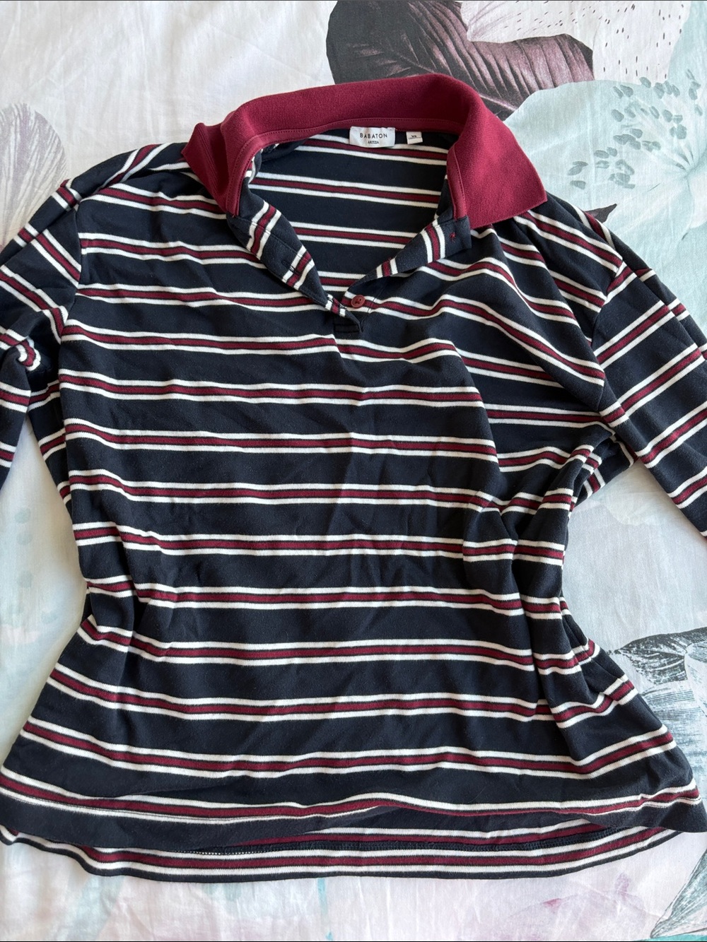 Aritzia Babaton InterLock Cotton Eton Longsleeve - Picture 4 of 9